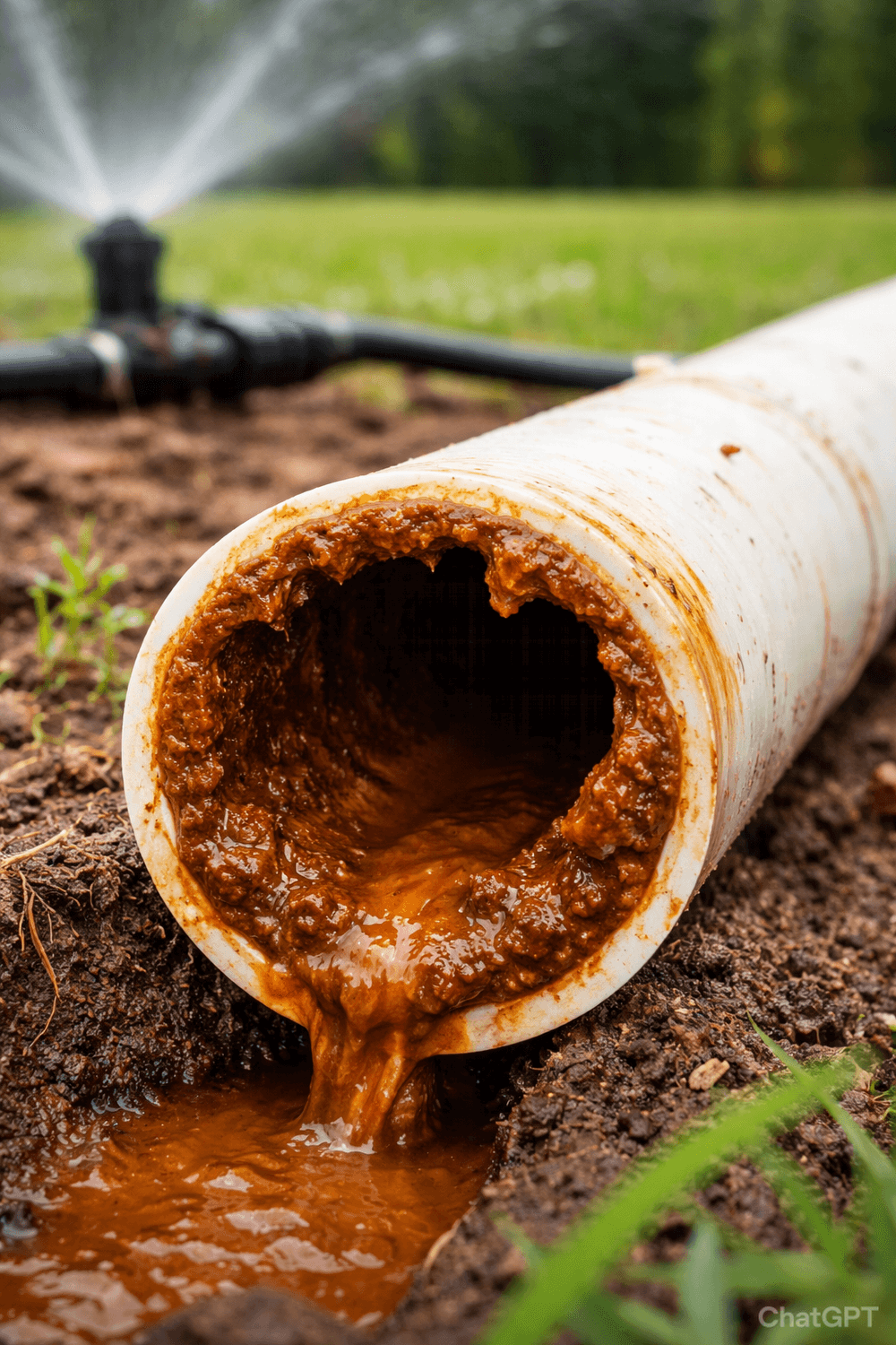 Ontijzeren van grondwater voor tuinberegening